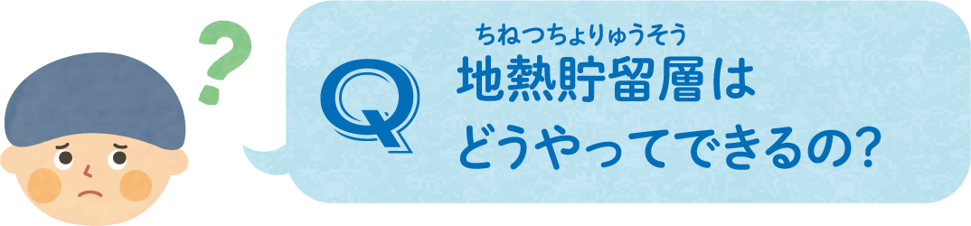 地熱貯留層はどうやってできるの？