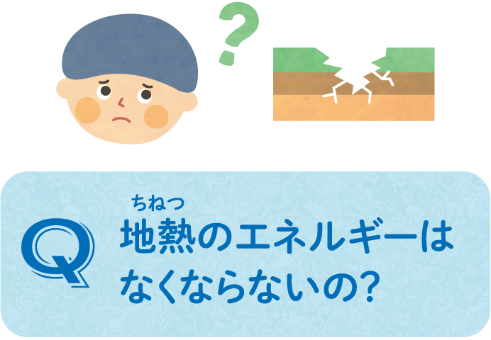 地熱のエネルギーはなくならないの？