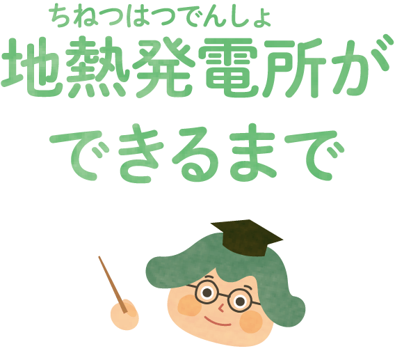 地熱発電所ができるまで